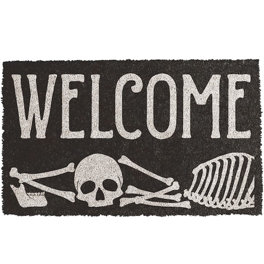 Skeleton Welcome Coir Doormat